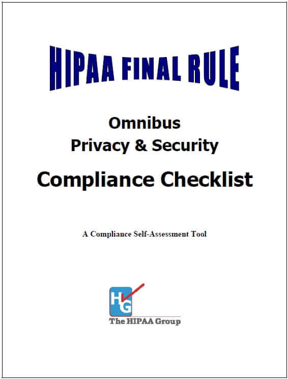 HIPAA Final-Rule Compliance Checklist - Click Image to Close